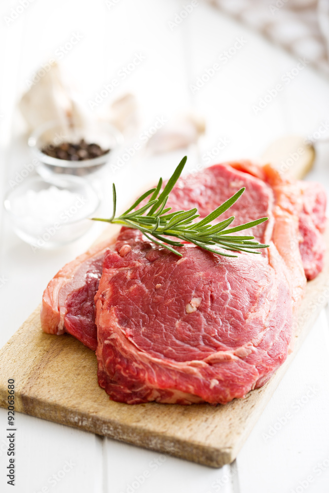fresh raw beef