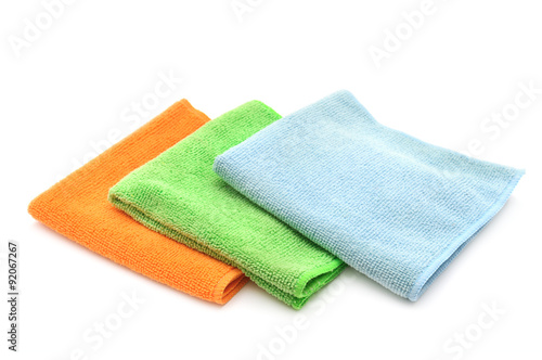 Colorful cloths microfiber