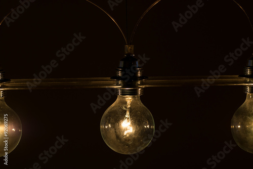 Wallpaper Mural Lightbulb vintage illuminated Torontodigital.ca