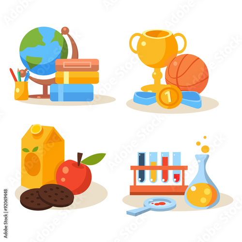 Back to school design template