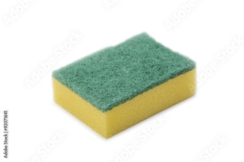 Yellow Sponge on white