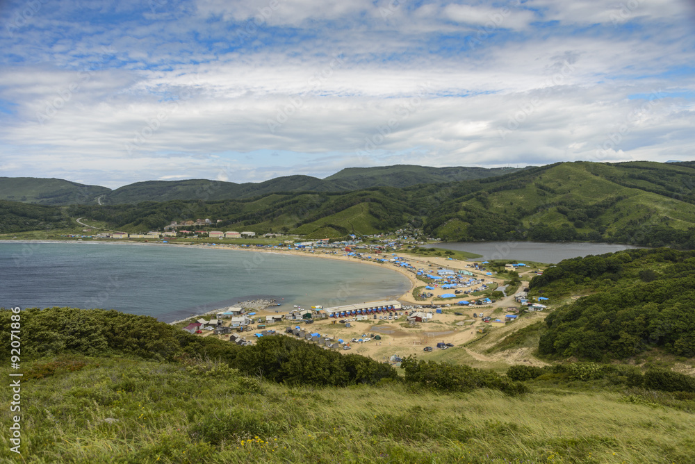 Fototapeta premium Cove on the beach .