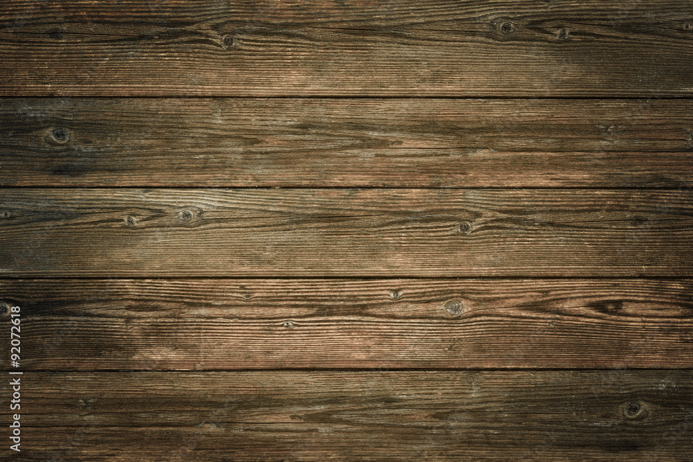 Fototapeta premium Dark brown vintage wooden background