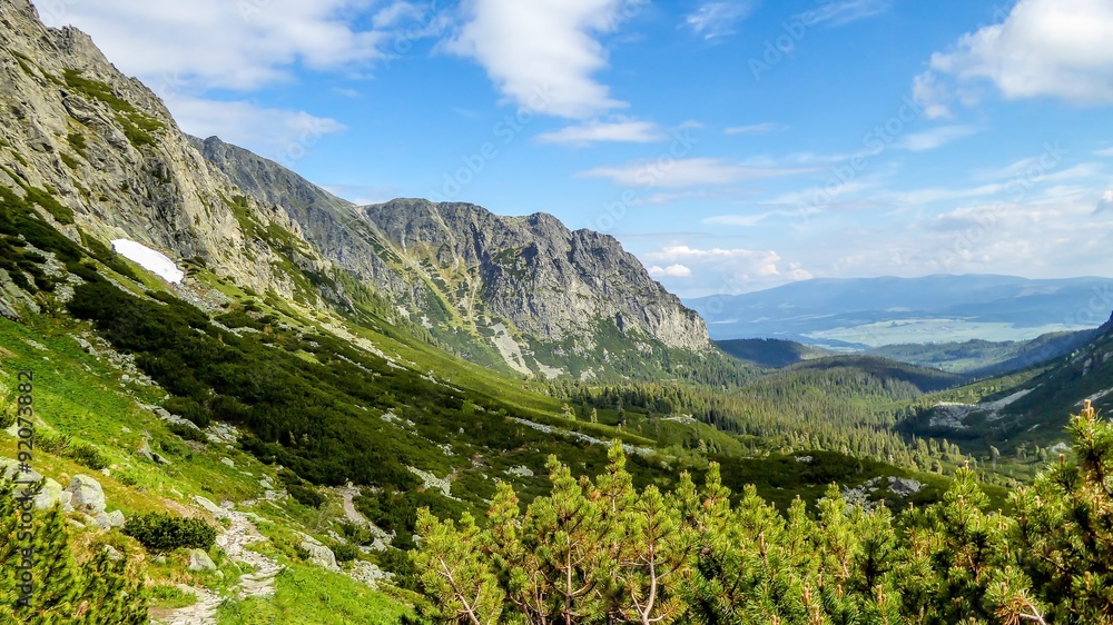 High Tatras - Ostrva - Mengusovska Valley, Slovakia - first summer day