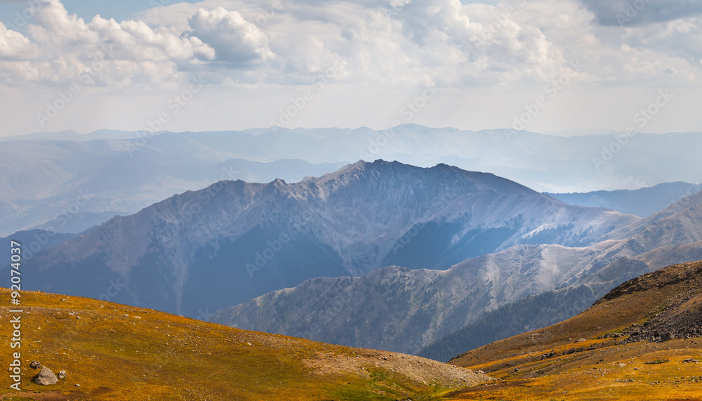 Beautiful landscapes with high mountains of Turkey