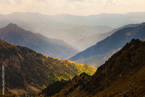 Beautiful landscapes with high mountains of Turkey