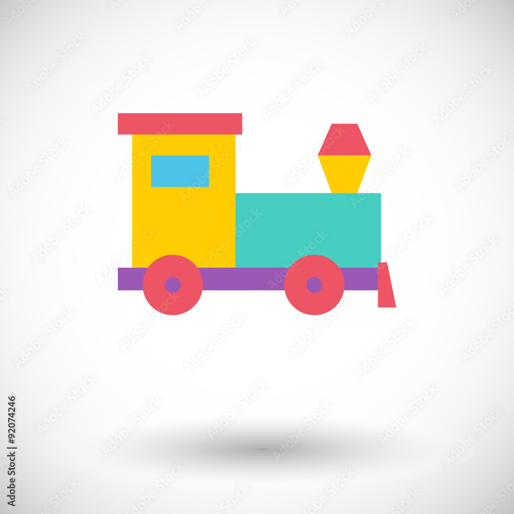 Naklejka premium Train toy