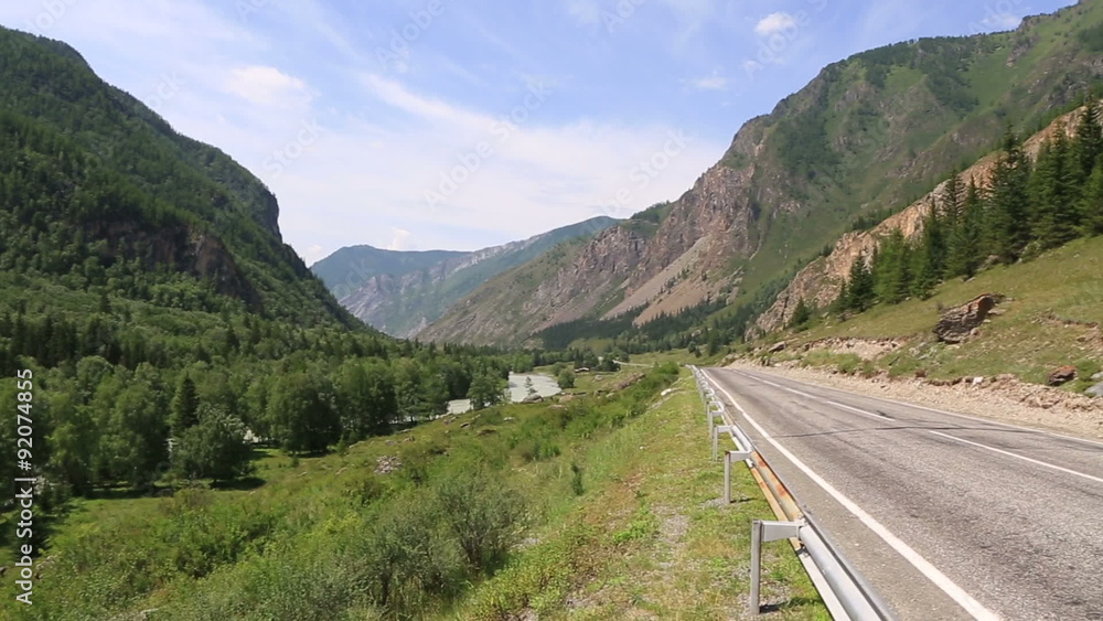 Beautiful views of river Chuya and Chuysky Trakt Beautiful views of river Chuya and Chuysky Trakt