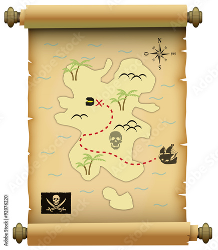 Parchemin-carte aux trésors 03