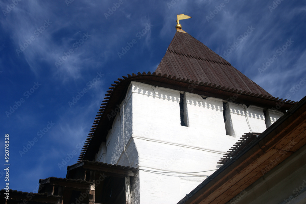 Holy Transfiguration monastery in Yaroslavl, Russia. UNESCO World Heritage Site. Holy Transfiguration monastery in Yaroslavl, Russia. UNESCO World Heritage Site.