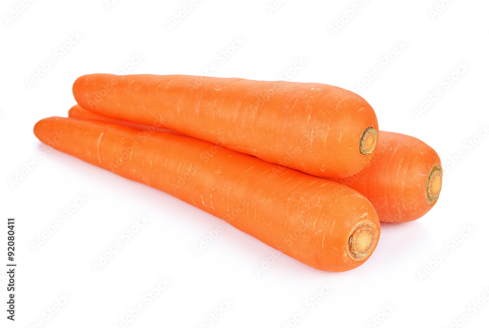 carrots isolated on white background carrots isolated on white background