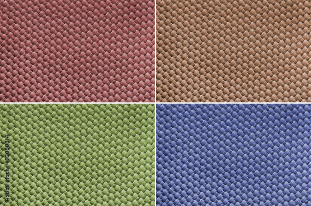Set fabric texture background Set fabric texture background