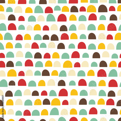 Seamless abstract texture with funny elements.