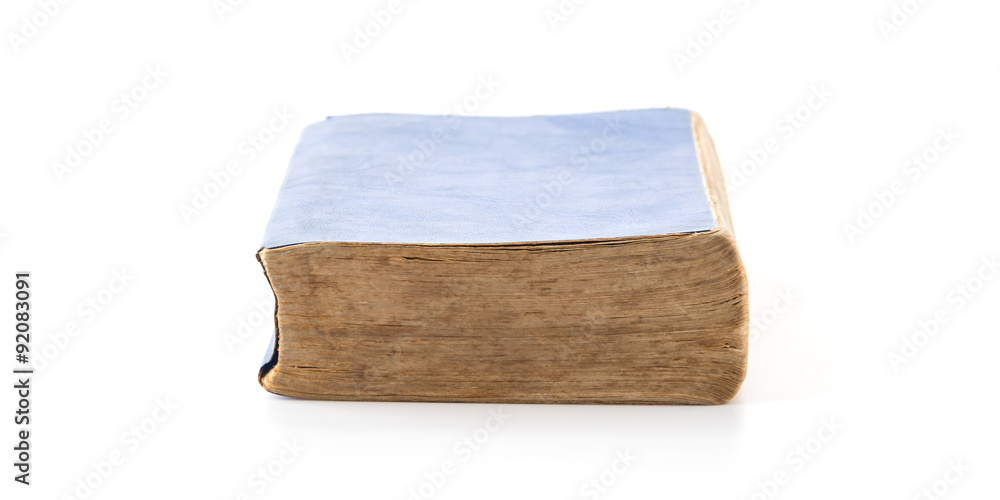 Fototapeta premium old book on white background