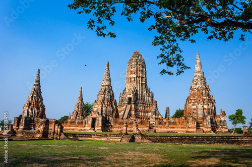 World Heritage Site in Ayutthaya, thailand © sutthipong