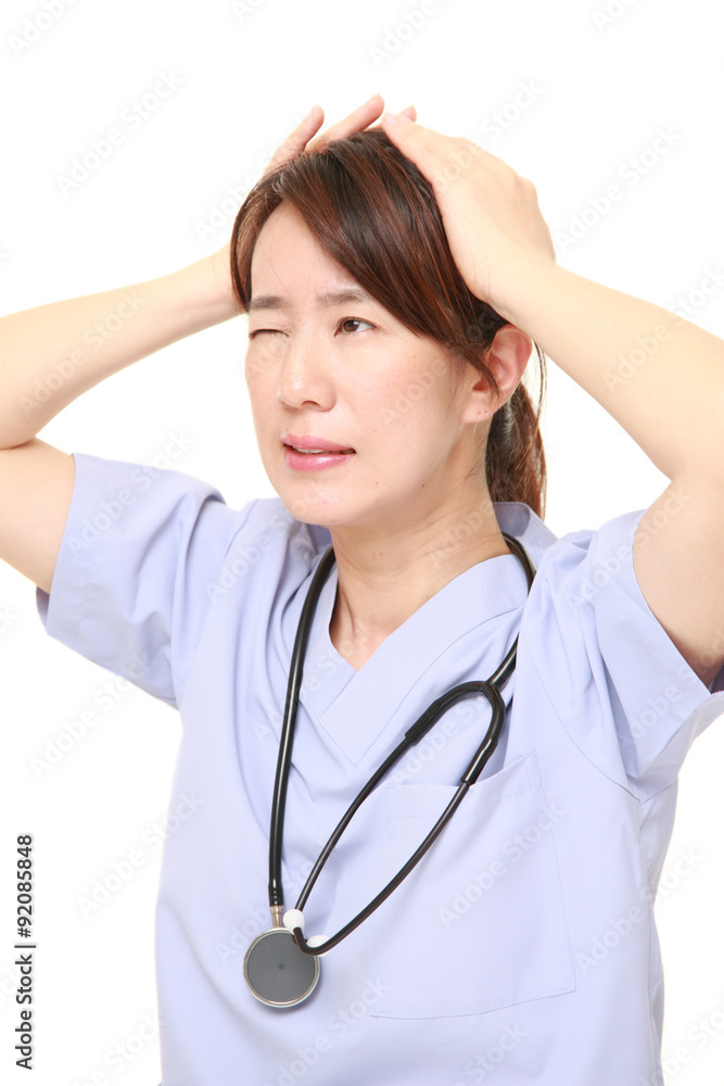 Japanese female doctor shocked Japanese female doctor shocked