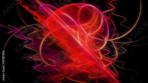 Abstract wavy energy colored background