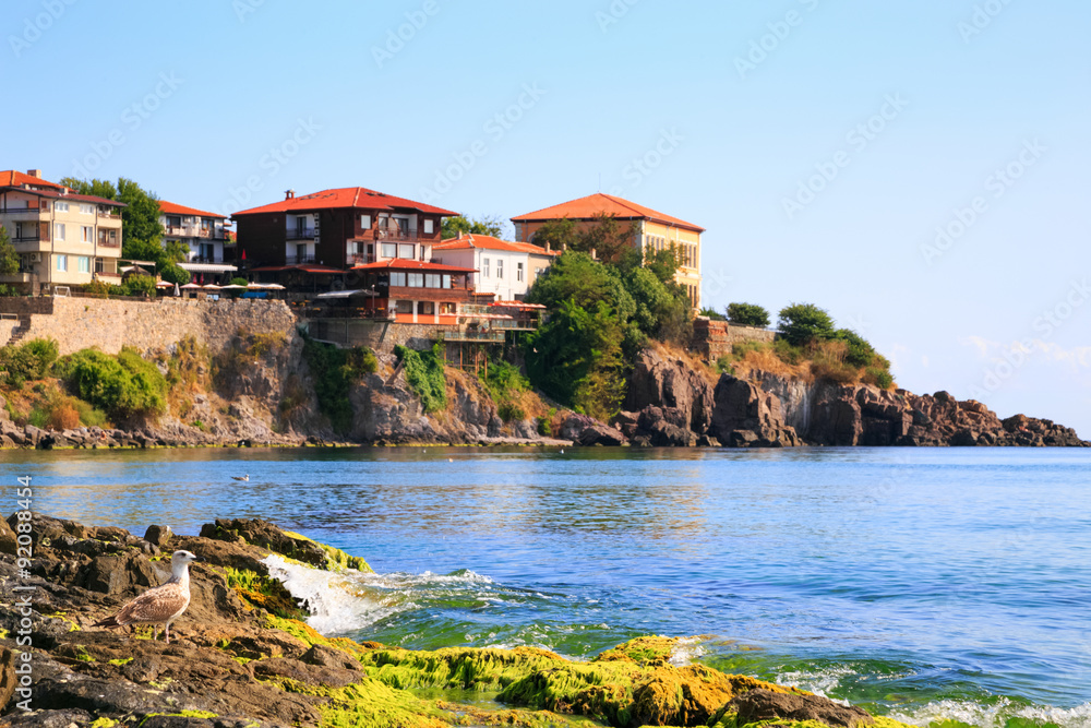 View to the old town of Sozopol, Bulgaria