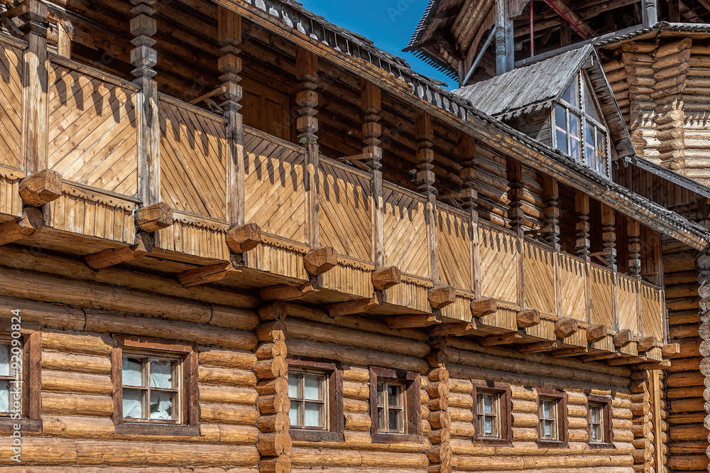 Wooden Tower-room. Russia.