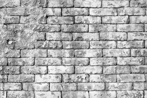 black and white brick wall background