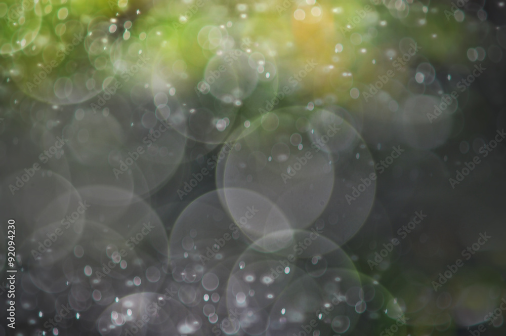 Green bokeh abstract background Green bokeh abstract background