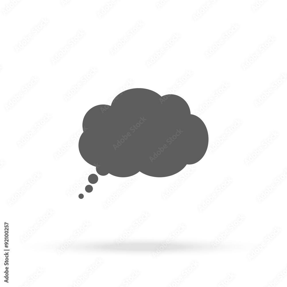 Cloud thoughts icon Cloud thoughts icon