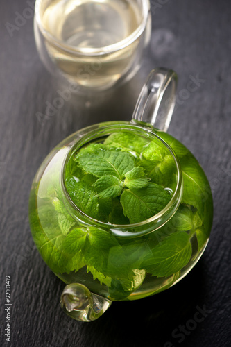 Mint tea. Vertical