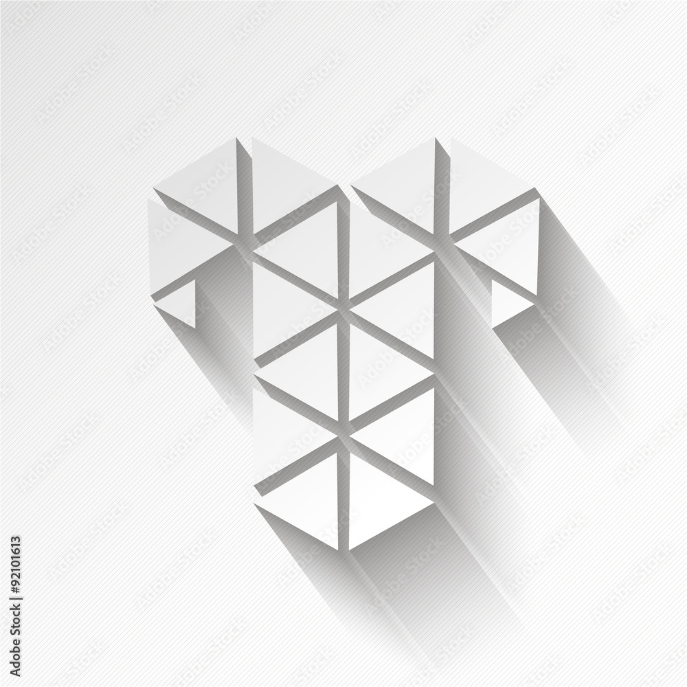 Geometric Zodiac sign design silhouette.Aries. Geometric Zodiac sign design silhouette.Aries.