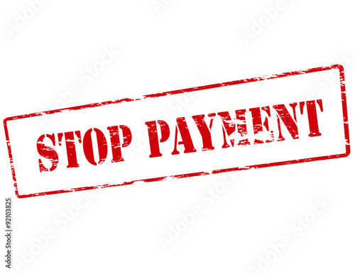 Stop payment