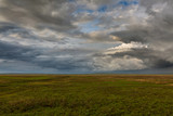 Clouds over the steppe.
