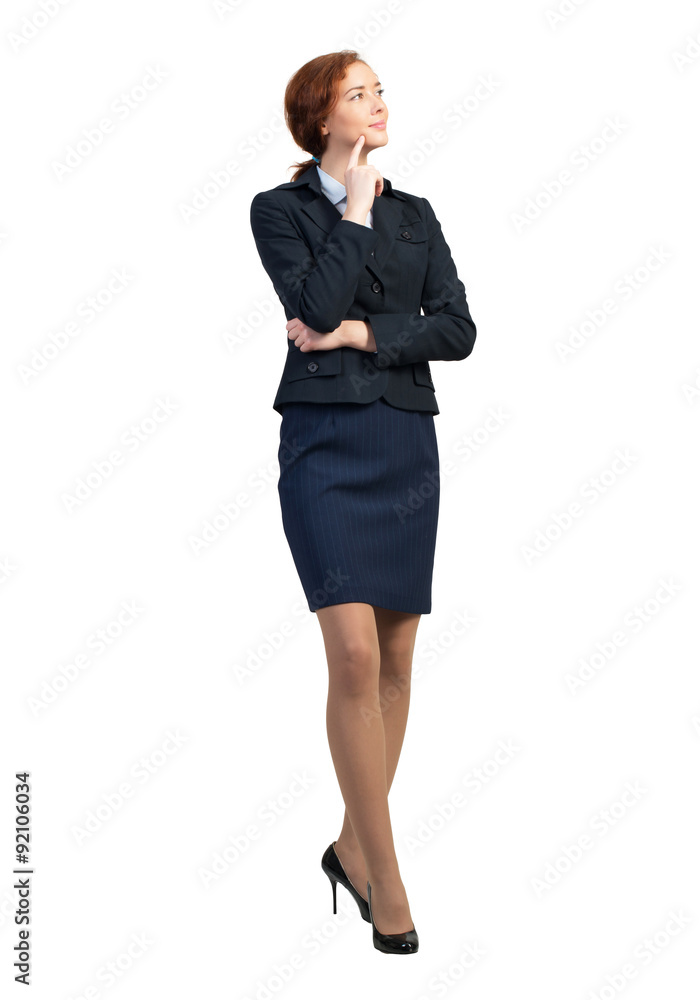 Thoughtful businesswoman Thoughtful businesswoman