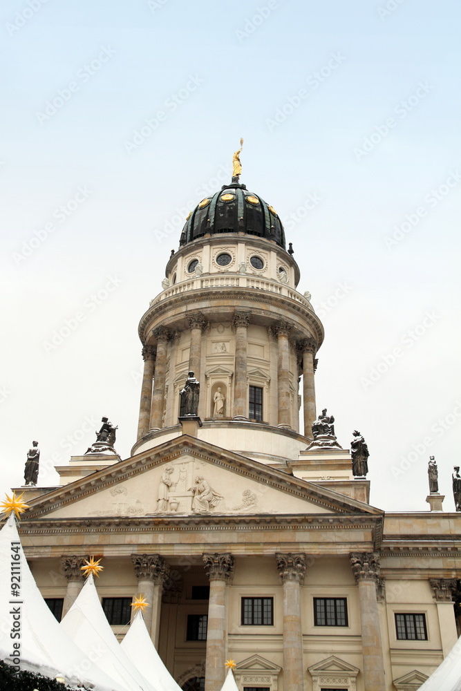 French cathedral dome Cityscape  Berlin
