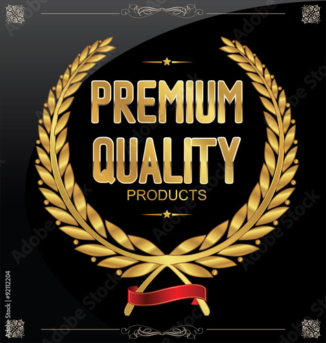 Quality golden laurel wreath