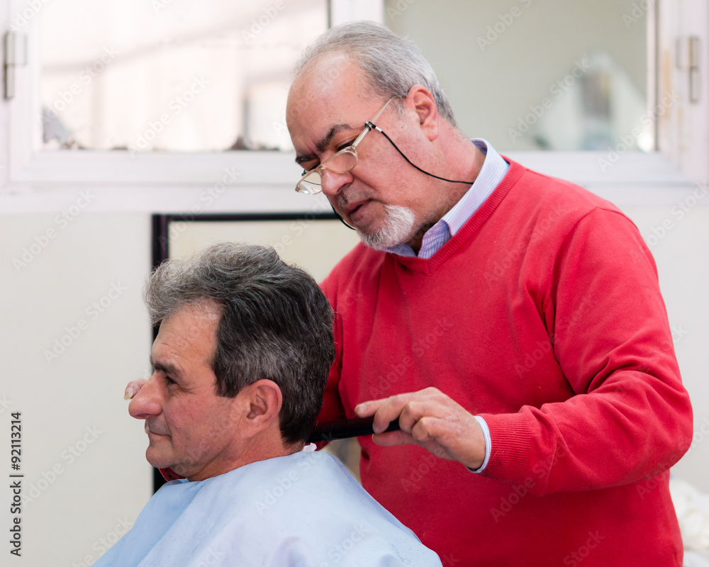 Fototapeta premium Barber Hairdresser