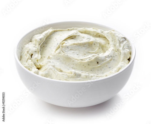cream cheese with herbs