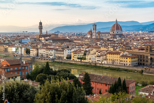 Panoramic sunset Florence