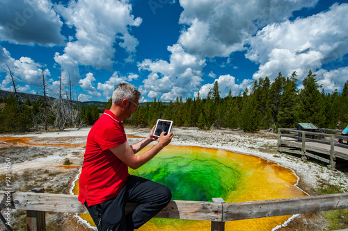 Business man at work