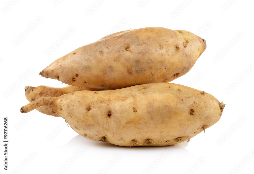 Sweet potato isolated on white background Sweet potato isolated on white background