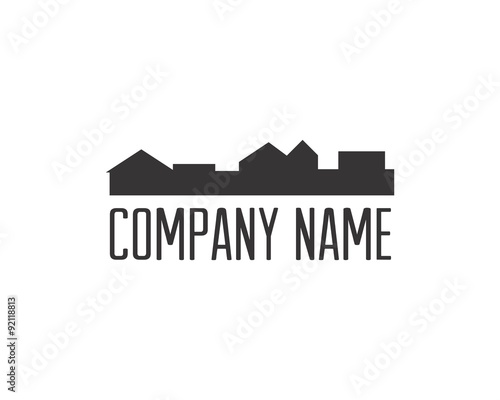 Real Estate Silhouette Logo