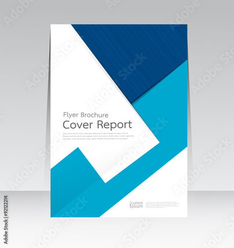 Vector design for Cover Report Annual Brochure Flyer in A4 size