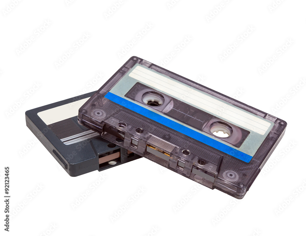 Fototapeta premium two audio cassettes