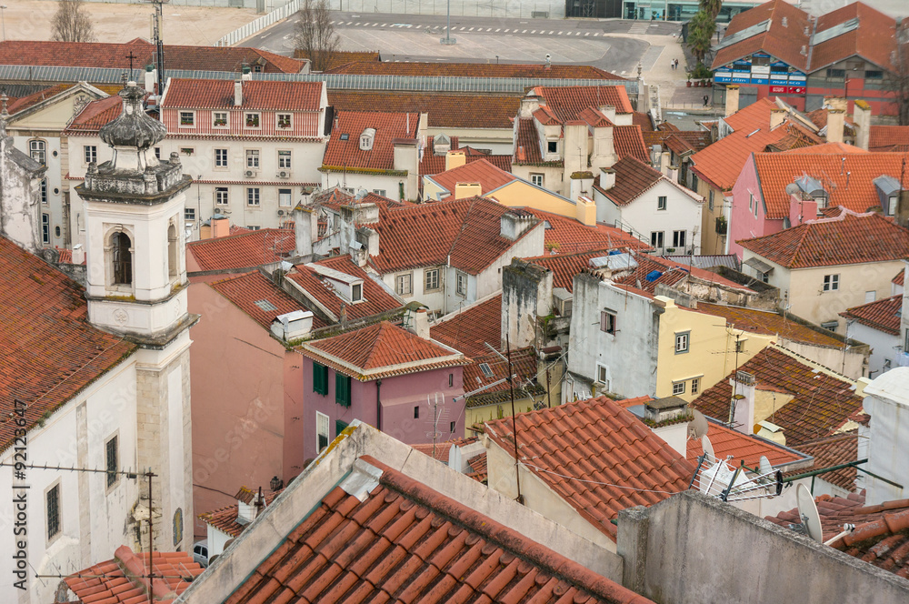 View from Mirador de Santa Lucia, Lisbon