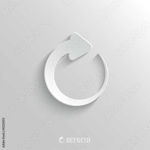 Media player icon - vector web background