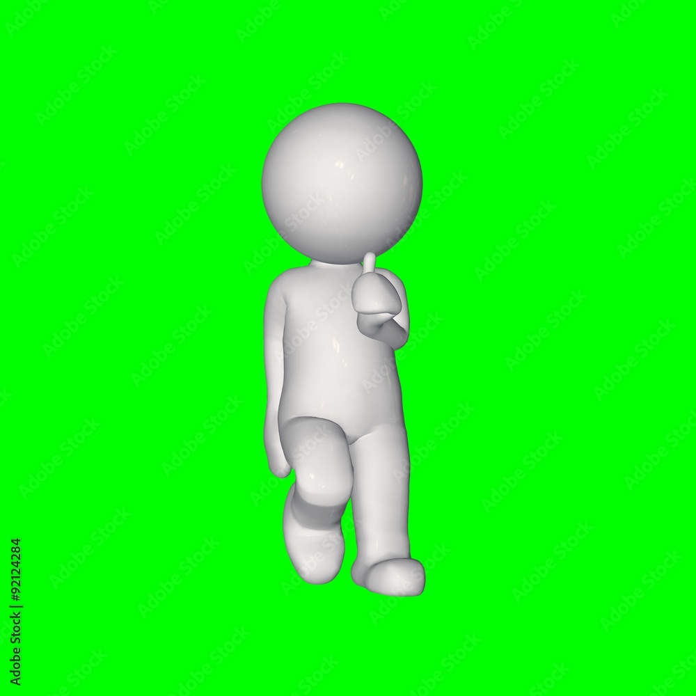 3D people - thinks 11 - green screen 3D people - thinks 11 - green screen