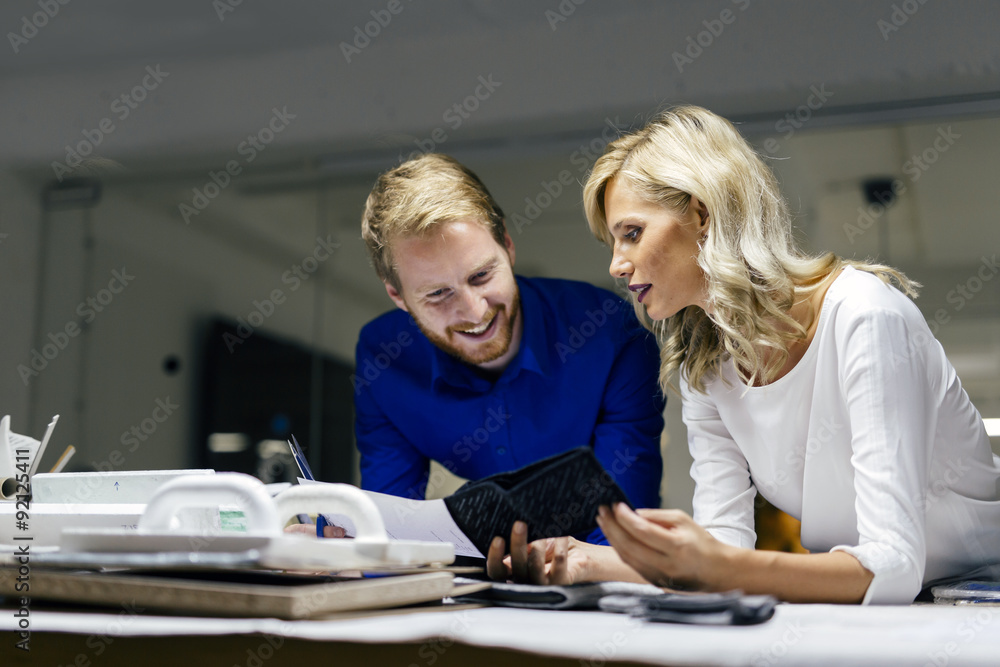 Fototapeta premium People working in fashion industry