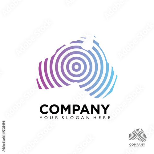 Australia Network IT company Great Logo