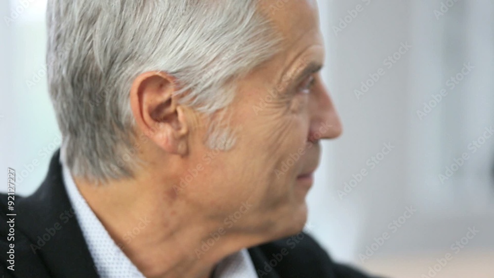 Portrait of smiling senior man Portrait of smiling senior man