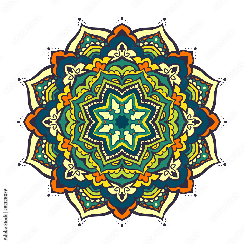 Vector mandala ornament.