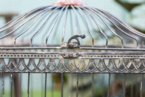 Detail bird cage