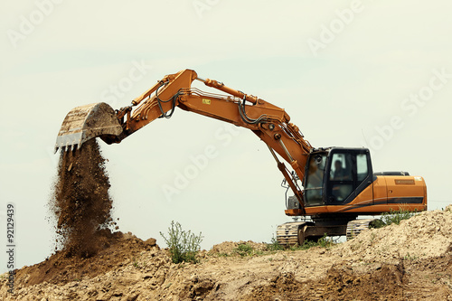 tracked excavator